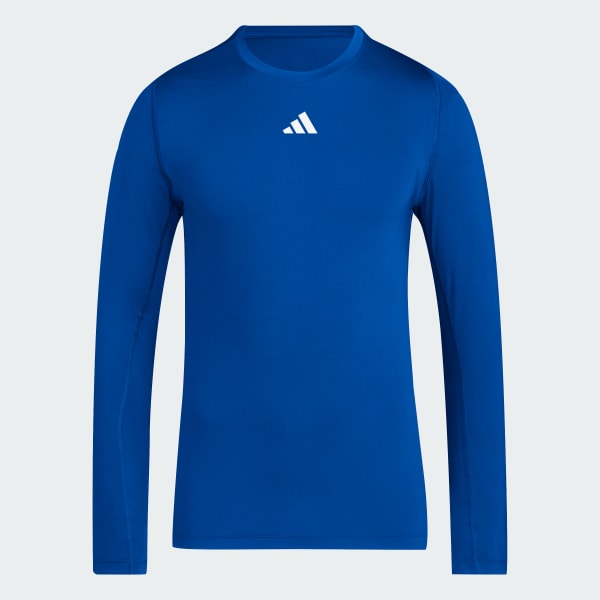 modrá Techfit AEROREADY Long Sleeve Long-Sleeve Top
