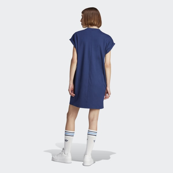 adidas Adicolor Classics Trefoil Tee Dress - Blue | Women\'s Lifestyle |  adidas US