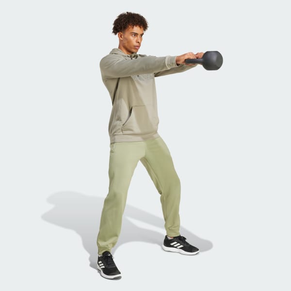 Vert Sweat-shirt à capuche grand logo Game and Go Training