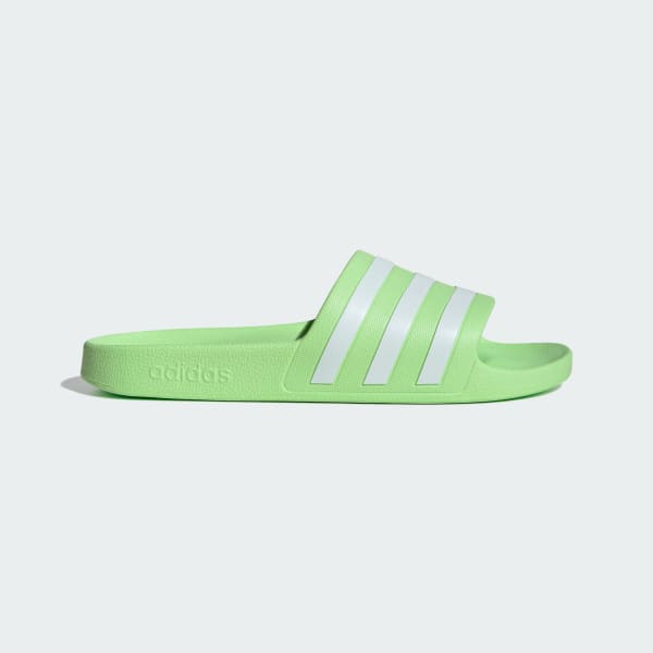 adidas Adilette Aqua Slides - Green | Free Delivery | adidas UK