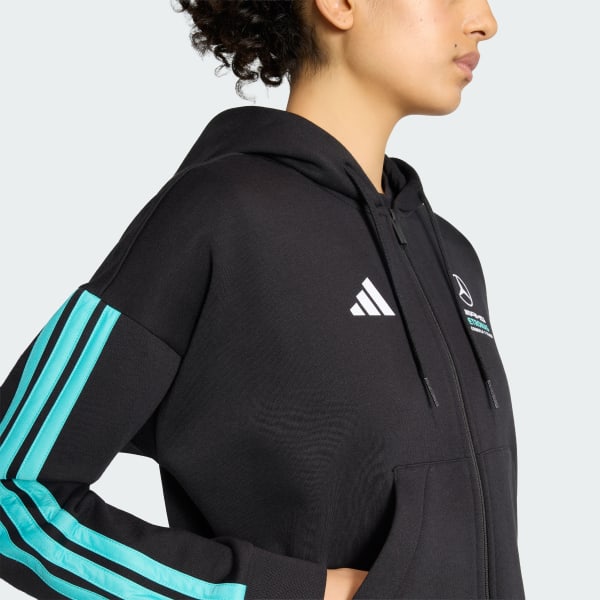 adidas MERCEDES - AMG PETRONAS FORMULA 1 TEAM DNA FULL ZIP HOODIE
