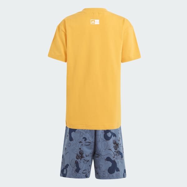 Yellow adidas x Disney Mickey Mouse Tee Set