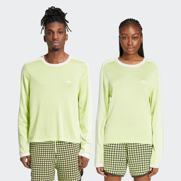 Amarelo Camiseta Malha Manga Longa Wales Bonner
