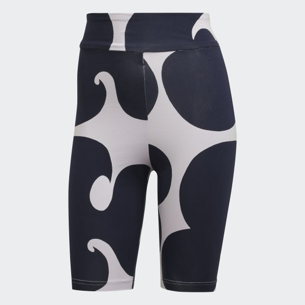 Roxo Calções Justos Canelados Marimekko