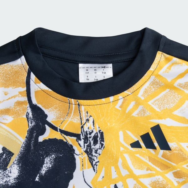 Blue Sublimation Graphic Tee