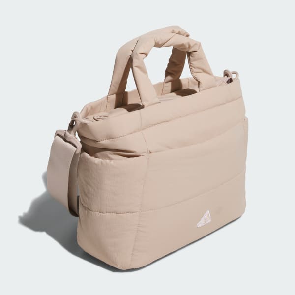 Cokelat Tas Tote Keranjang Quilt Beroda