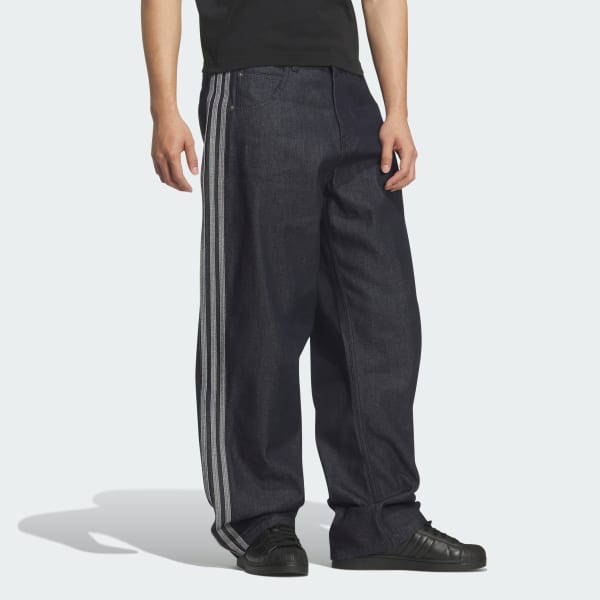 ブルー デニム ファイヤーバード トラックパンツ（ジャージ）