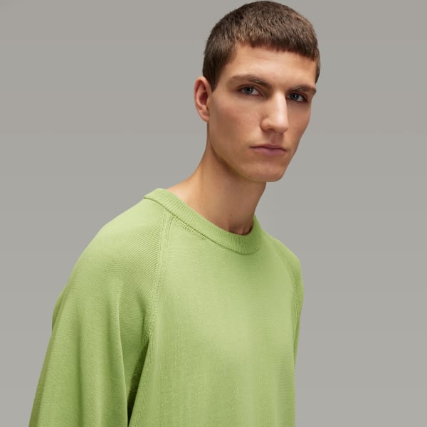Adidas Y-3 Logo Knit Crew Sweatshirt SHOP ONLINE