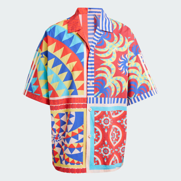 Azul Camisa adidas x Farm Rio