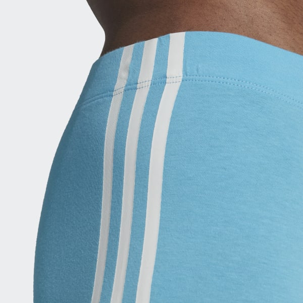 Blau Comfort Flex Cotton 3-Streifen Boxershorts, 3 Paar