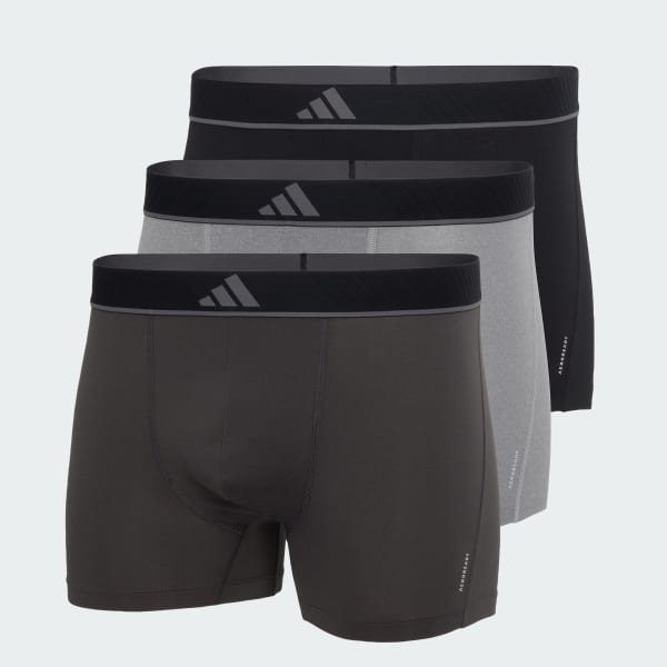 Grey ACTIVE MICRO FLEX ECO TRUNK 3 PACK UNDERWEAR