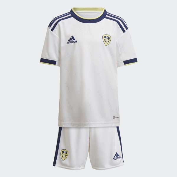 White Leeds United FC 22/23 Home Mini Kit TA175