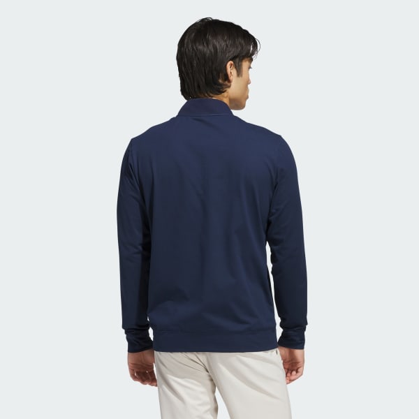 adidas Ultimate365 Tour Quarter-Zip Pullover - Blue | Free