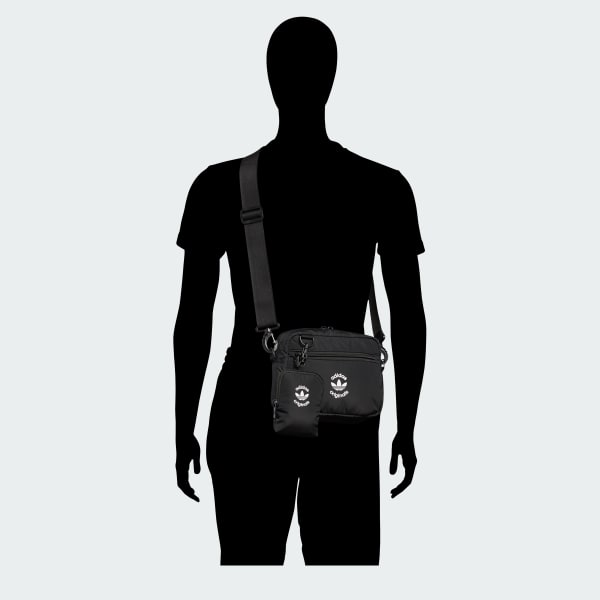 アディダスバッグ adidas Puffer and Pouch Crossbody Bag - Black | Free Shipping with