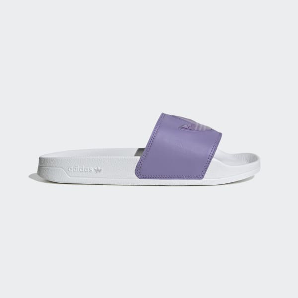 Hvit adilette Lite Sandaler