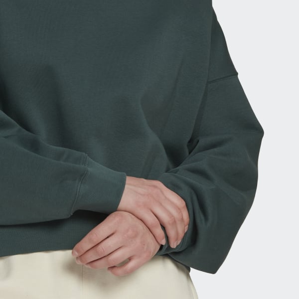 Green Adicolor Essentials Fleece Sweatshirt