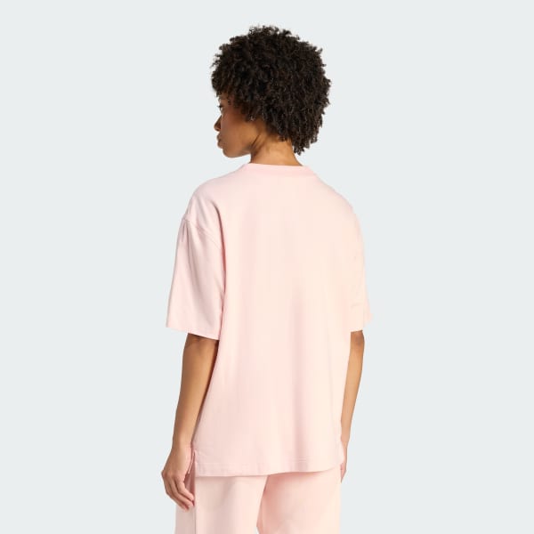 Pink Essentials Linear Tee Oversized