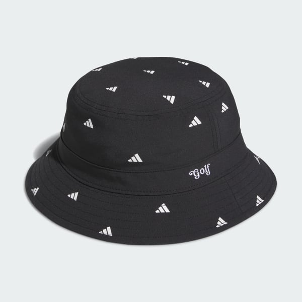 Schwarz Women's Printed Stoffhut
