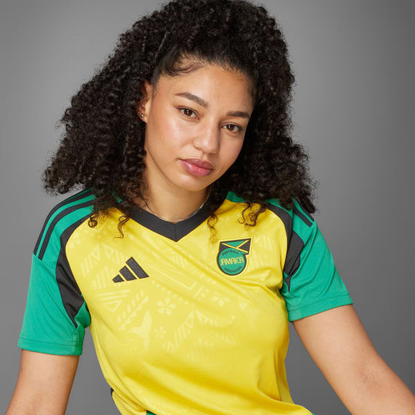 Adidas Women s Jamaica 2024 Home Replica Jersey XL Yellow