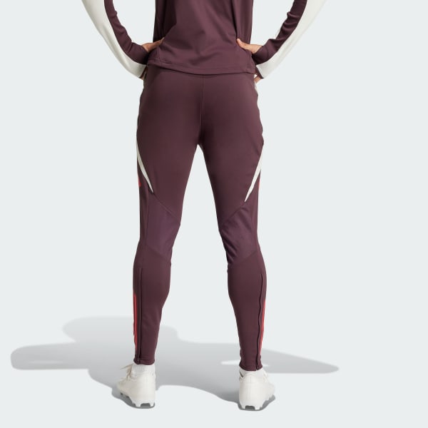 Burgundy FC Bayern Tiro 24 Training Pants