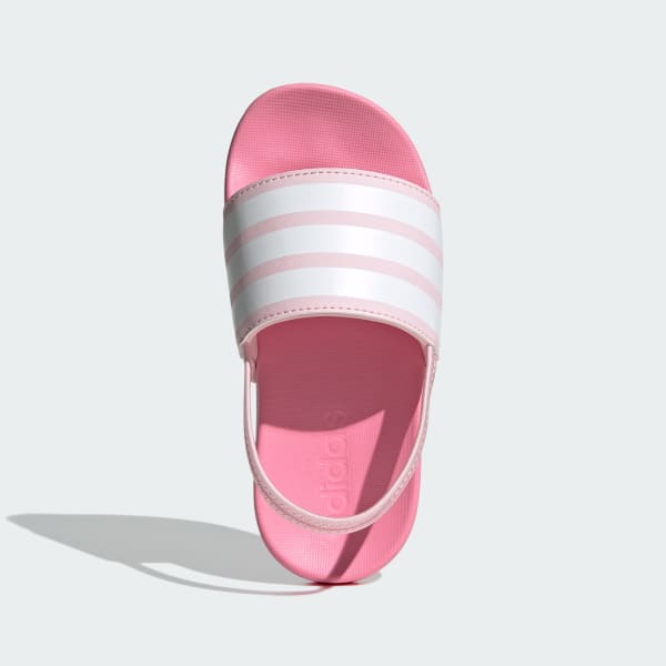 Pink Adilette Estrap Slides Kids