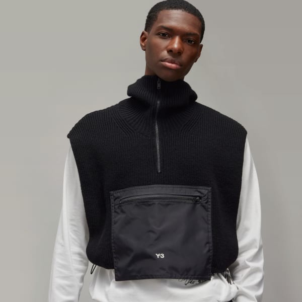 想像を超えての Black - Vest Hooded Y-3 adidas | adiClub with Shipping Free トップス