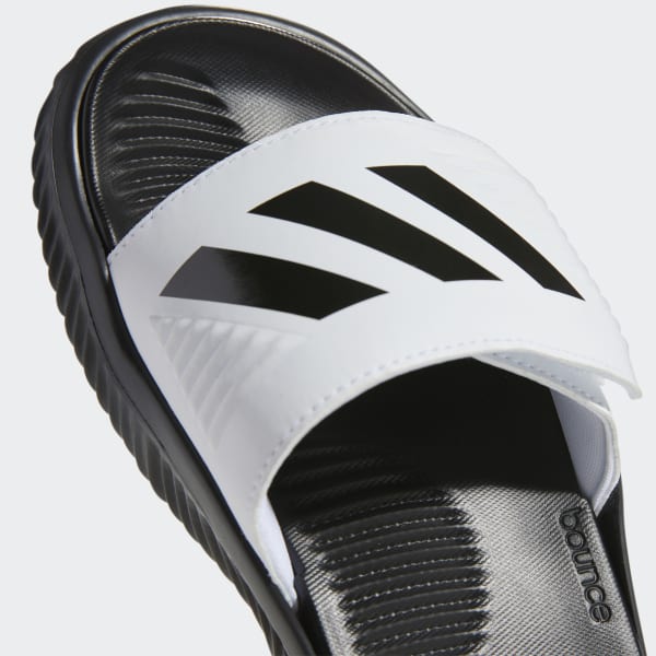 Men's adidas swim alphabounce basketball slides top