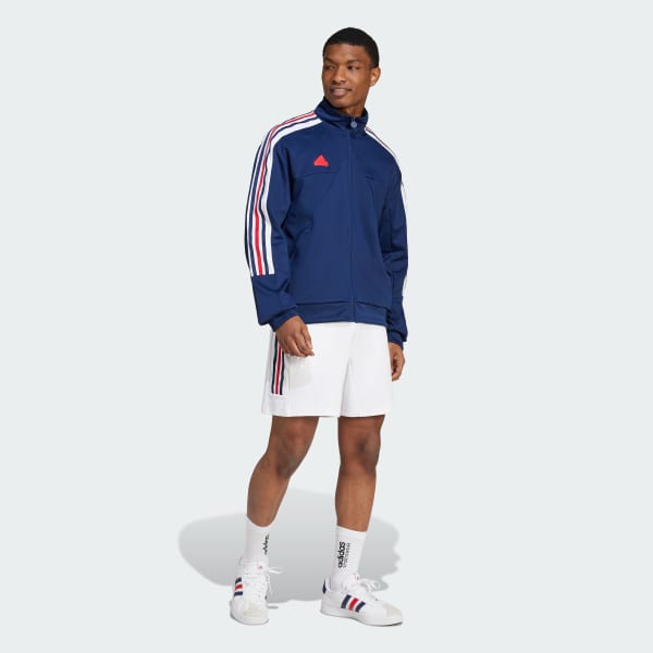 Adidas argyle track top hot sale