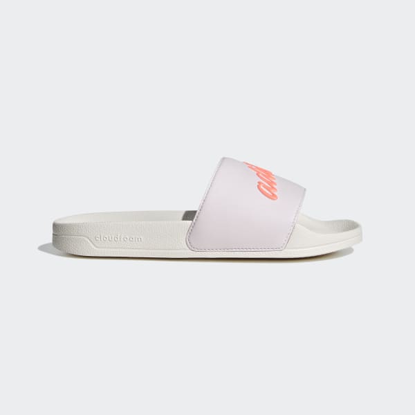 Adidas cloudfoam slides pink cheap