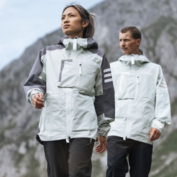 groen TERREX XPLORIC RAIN.RDY HIKING JACK