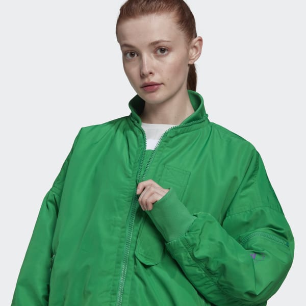 Gron adidas by Stella McCartney Woven Bomber Jacket