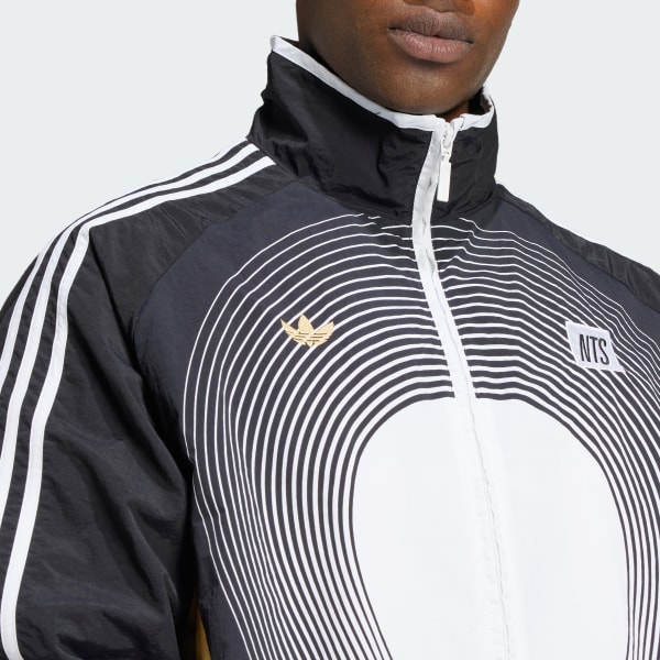 adidas × NTS Radio 総柄プリント SSTトラックトップ - ブラック