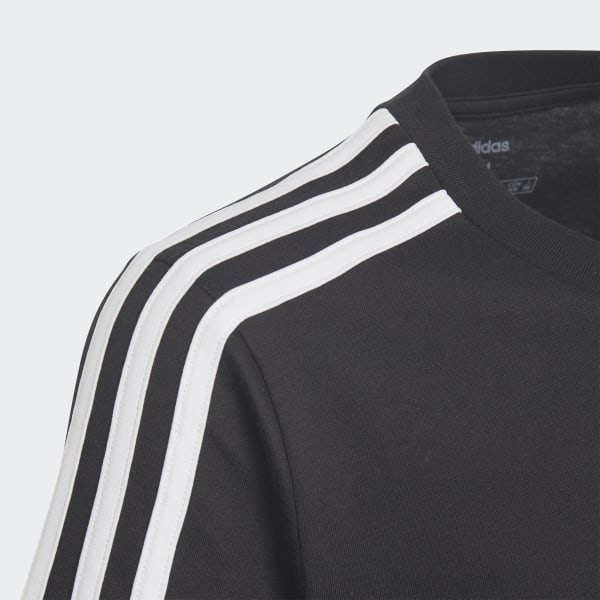 Black Essentials 3-Stripes T-Shirt FTN06