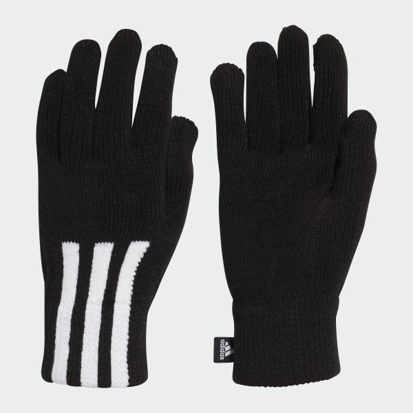 Black 3-Stripes Conductive Gloves IRJ27