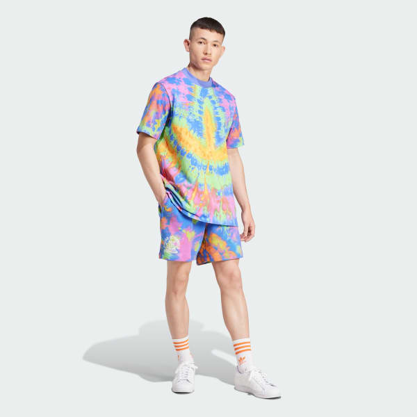 adidas Tie-Dyed Short Sleeve Tee 2 - Blue | adidas India