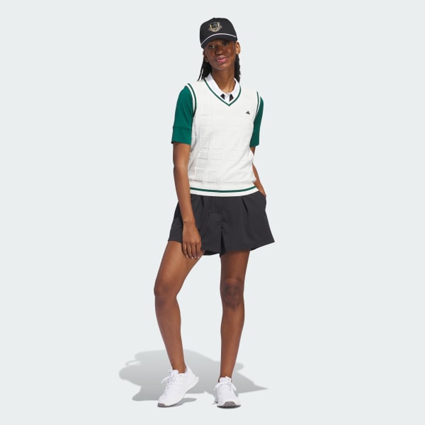 adidas Women s Golf Women s Go To Sweater Vest White adidas US