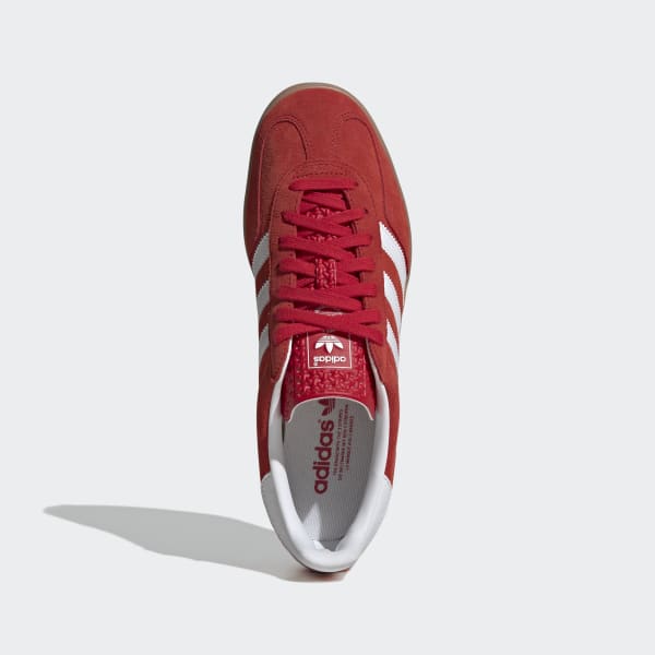 adidas Gazelle Indoor Shoes - Red | Free Shipping with