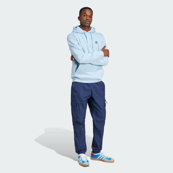 Blue Trefoil Essentials Hoodie