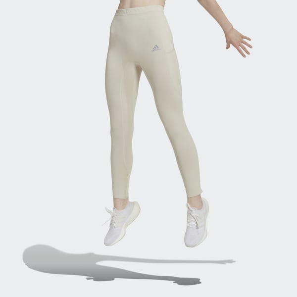 adidas FastImpact COLD.RDY Winter Running Long Leggings - Beige