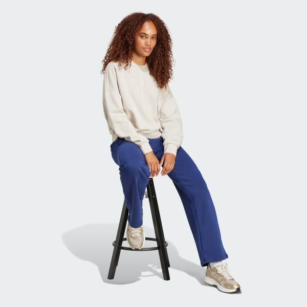 Beige Polerón Essentials Feelcozy Logo Pequeño