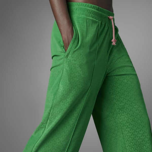 Green Adicolor 70s Velour Pants DML64