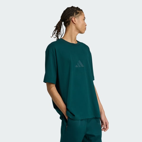 Green adidas Z.N.E. Loose-Fit Tee