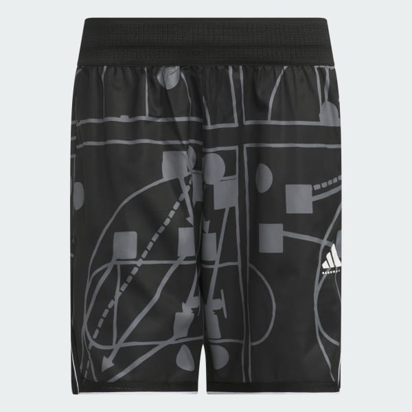 Black adidas Crazy Lite Allover Print Shorts