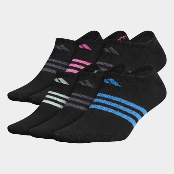 Superlite No Show Socks 6 Pairs