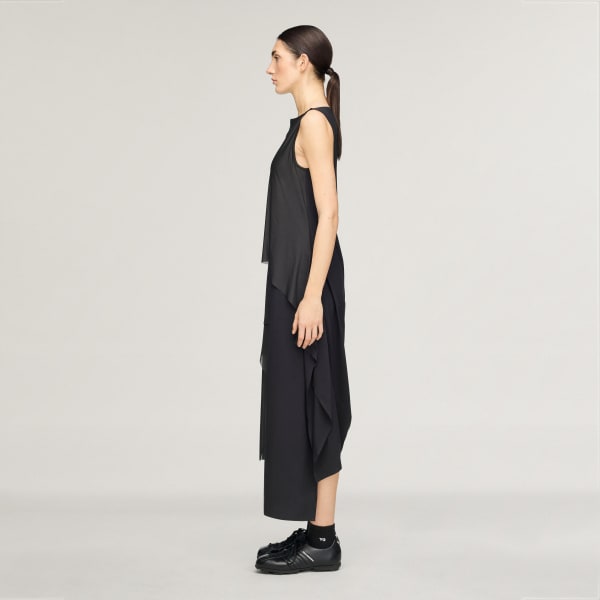Black Y-3 MESH DRESS