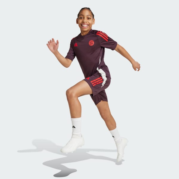 Bordowy Szorty FC Bayern Tiro 24 Training Kids