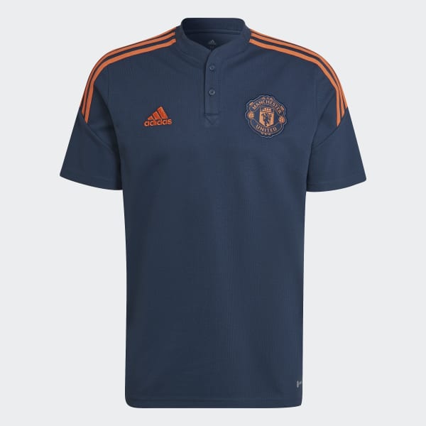 Niebieski Manchester United Condivo 22 Polo Shirt CO880