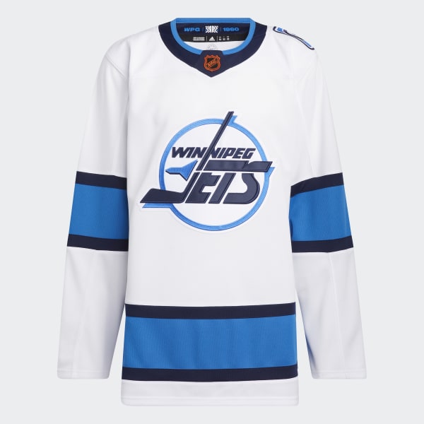 Jets Authentic Reverse Retro Wordmark Jersey