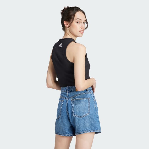 Negro W BL Crop Top
