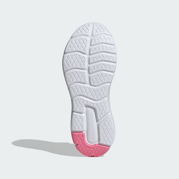 Adidas cloudfoam grey and pink clearance